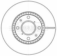 BORG & BECK Тормозной диск BBD4537